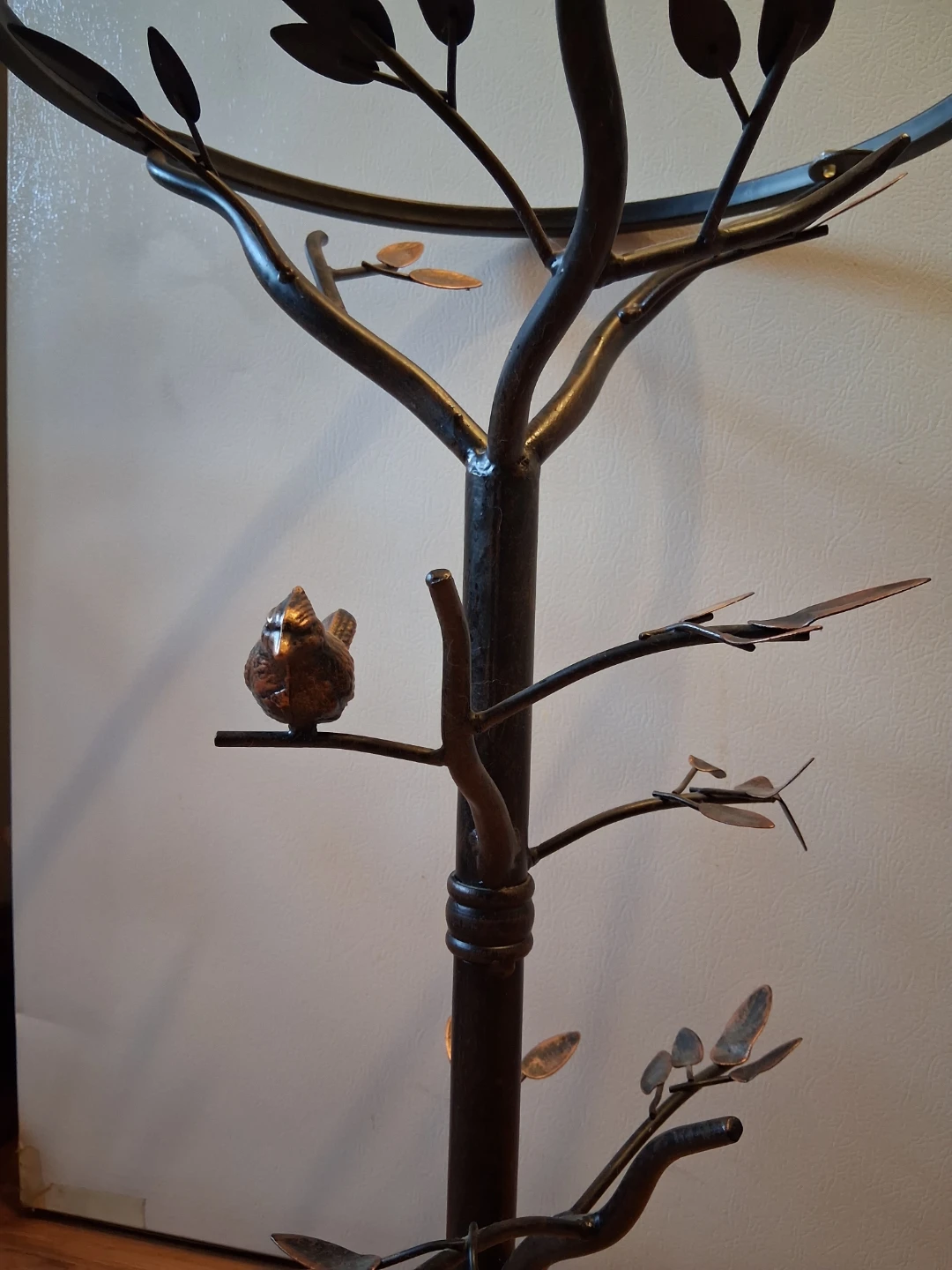 Pair of Metal Tree Accent Tables