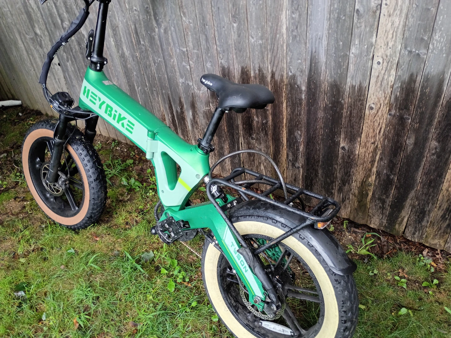 HEYBIKE Electric Folding Fat Tire Bike - Green - photo 4