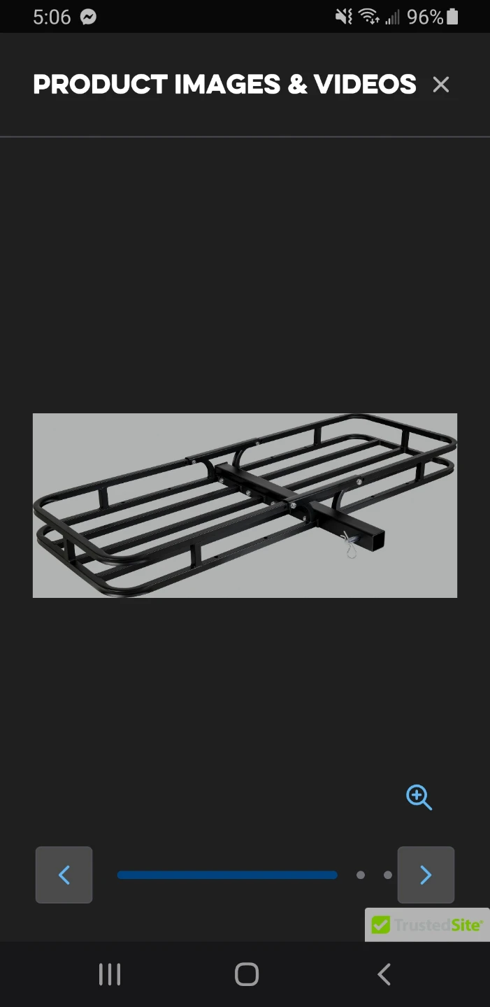 Hitch Mounted Cargo Carrier