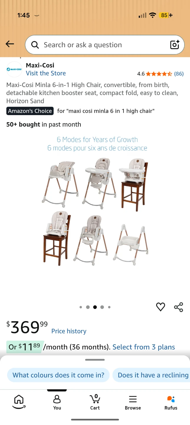 Maxi-Cosi Minla High Chair - photo 4