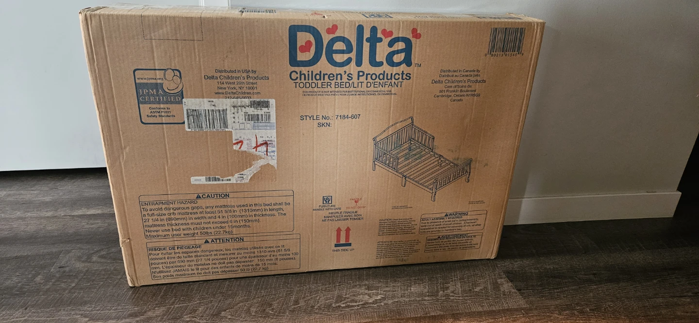 Delta Toddler Bed and Mattress - photo 2