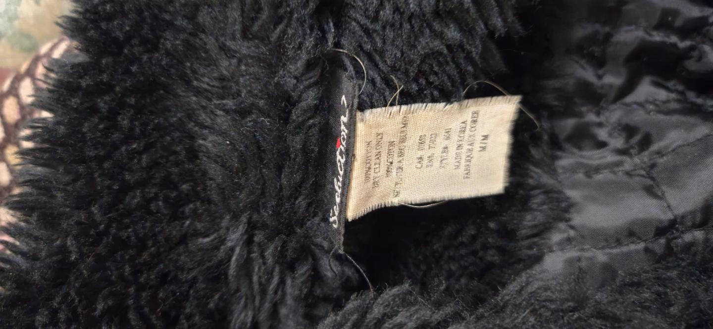 Seduction Black Corduroy Jacket Size M - photo 3