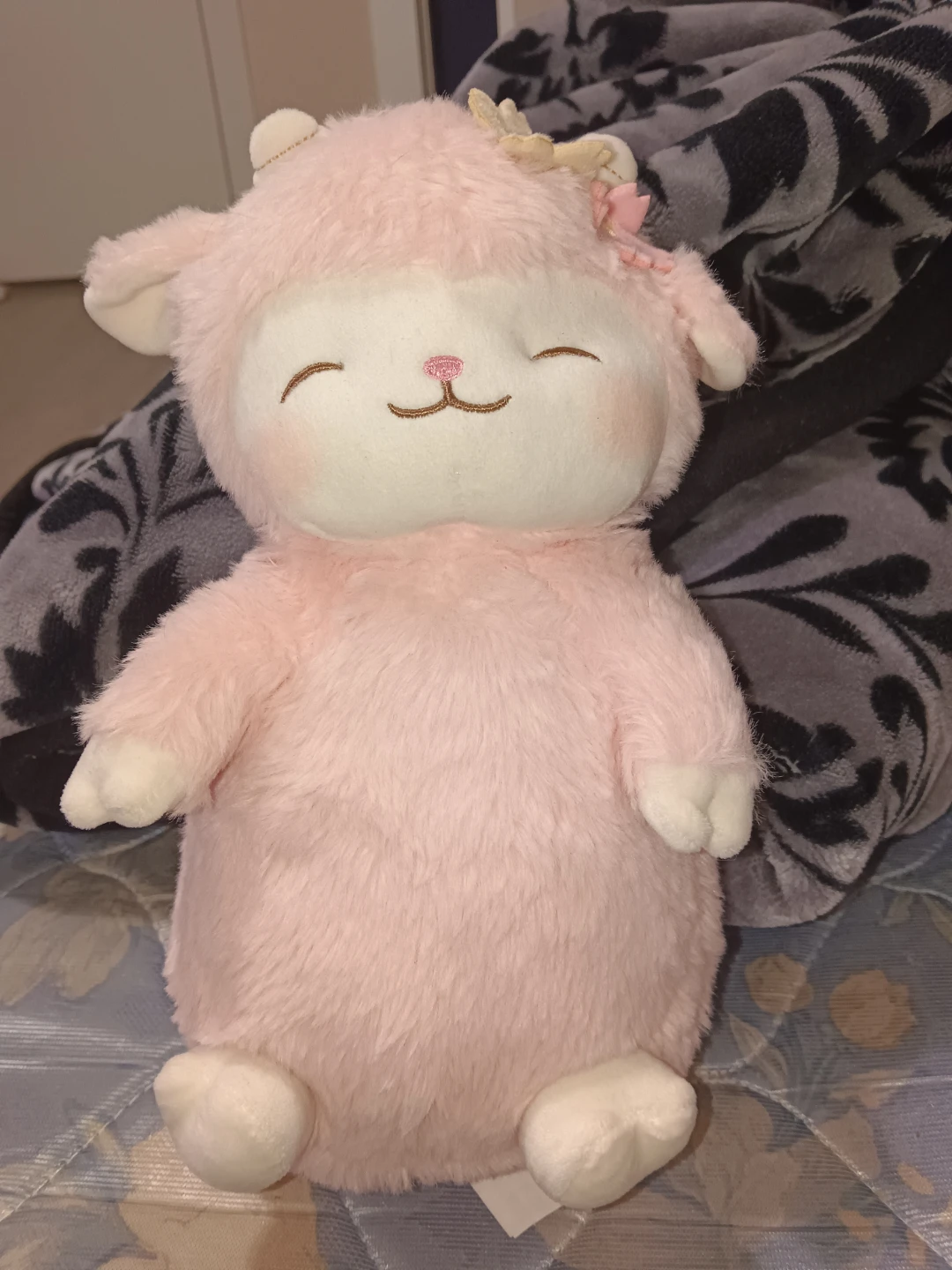 MINISO Pink Sheep Plush Toy 27cm