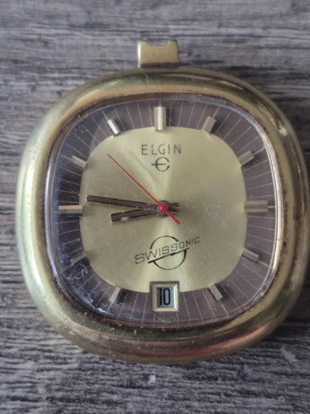 Vintage Elgin Swissonic Pendant Watch - photo 2
