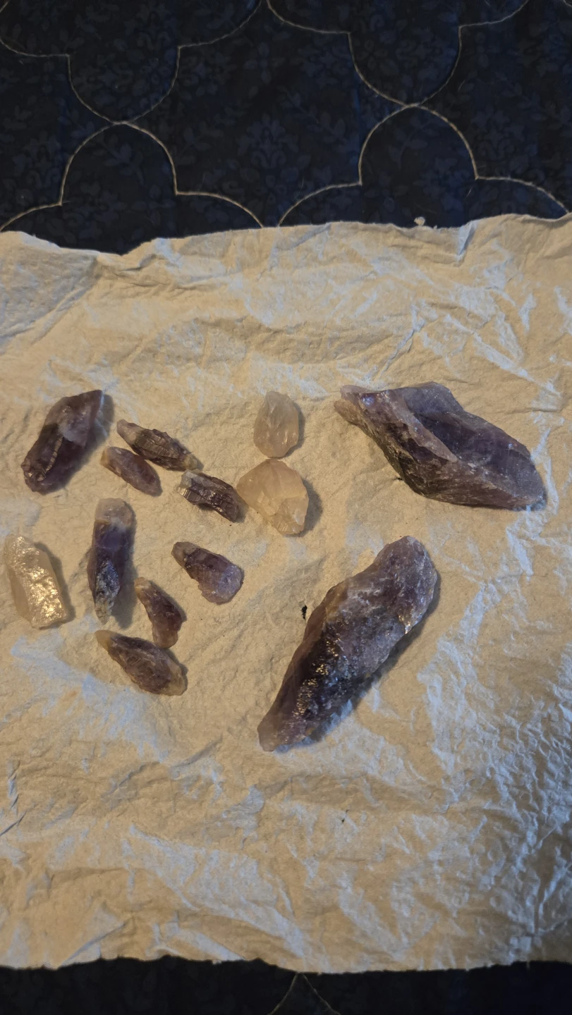 Raw Amethyst Crystal Points