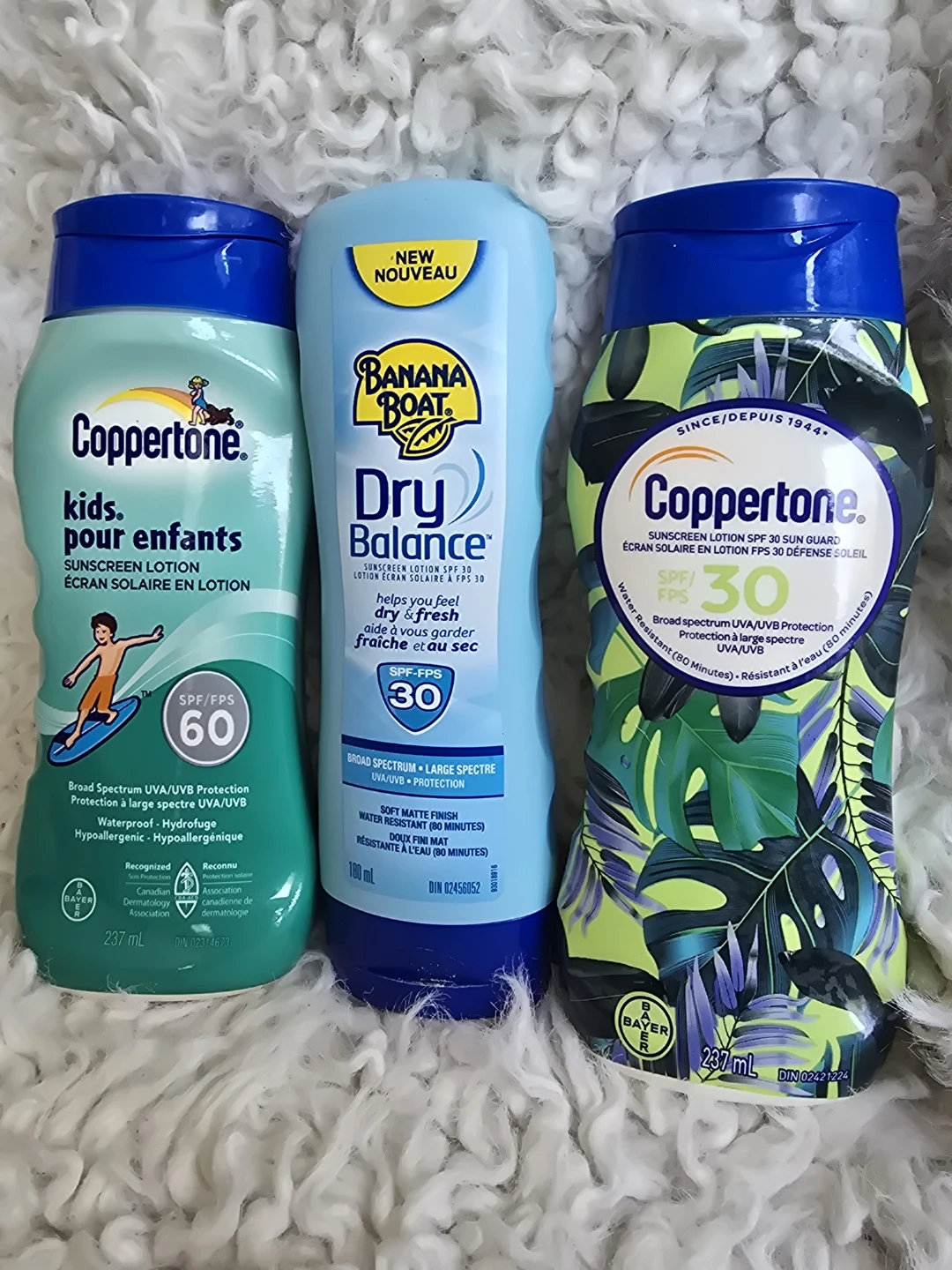 Sunscreen- 3 Bottle Set