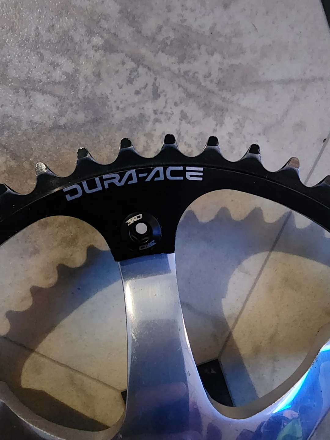 Shimano Dura-Ace Crankset with Campagnolo Record Crank Arms - photo 4