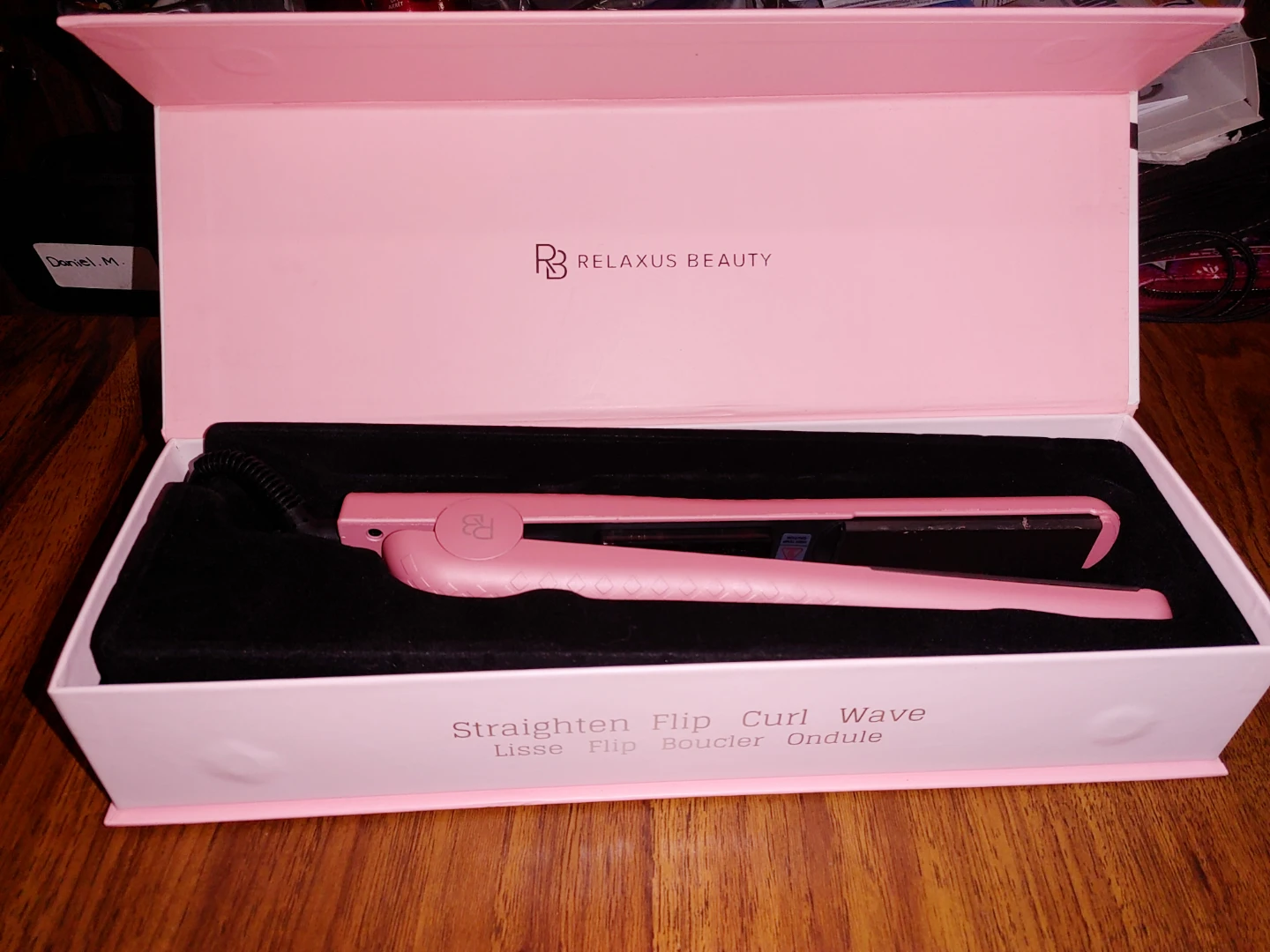 Brand new Relaxus Beauty Pink Sugar Hair Straightener - photo 2