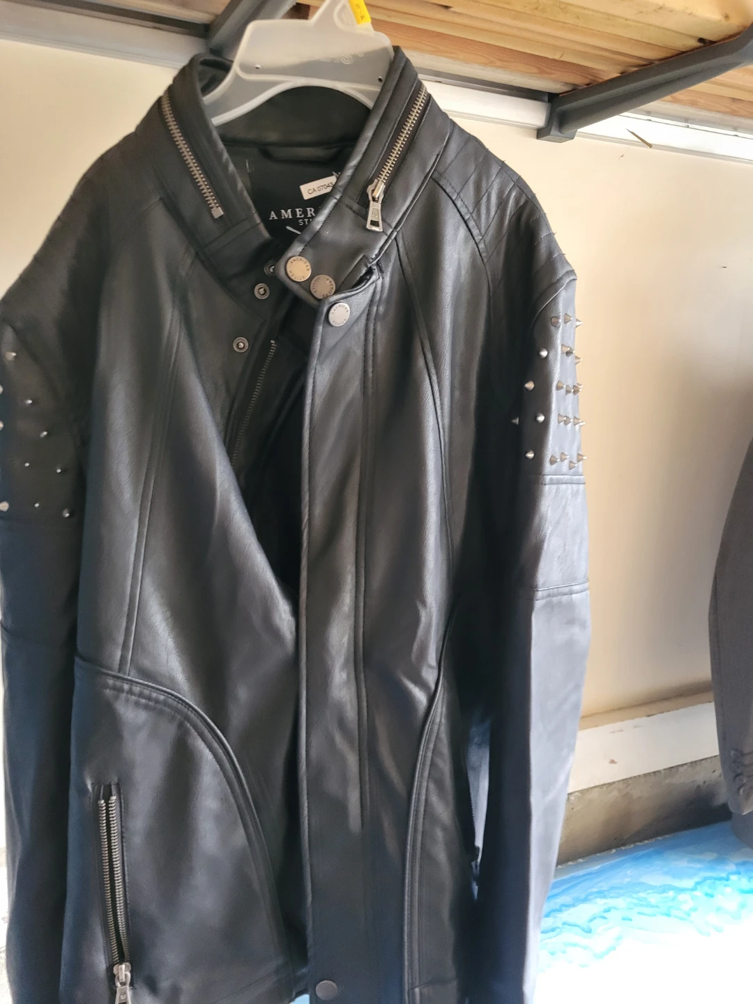 American Stitch Faux Leather Jacket