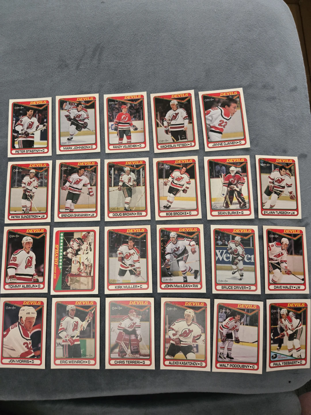 Devils Hockey Cards