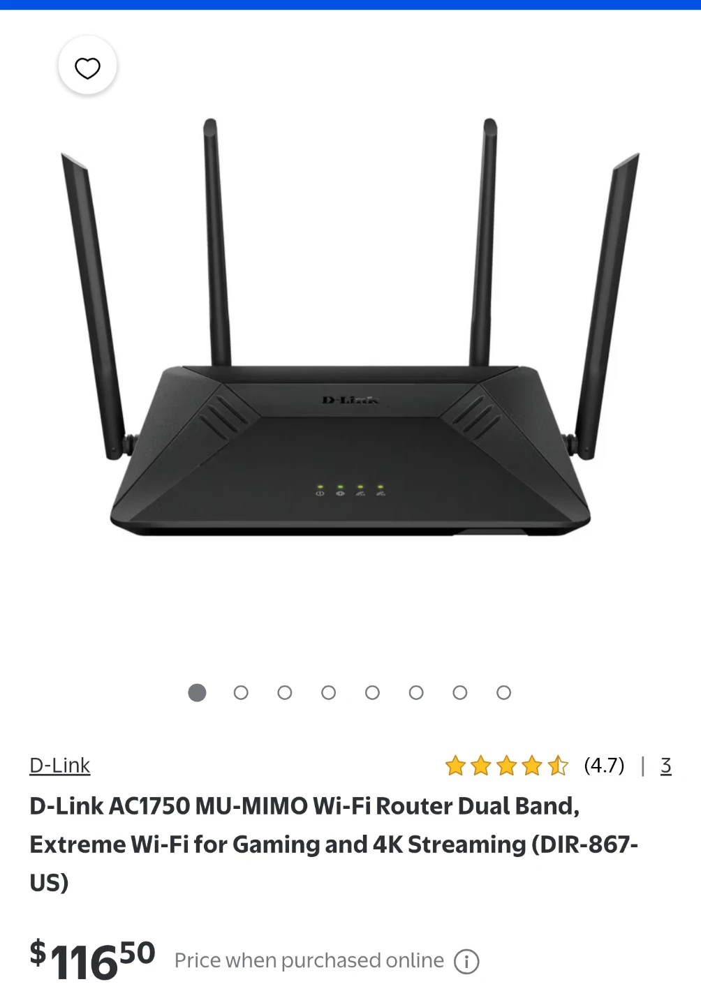 D-Link AC1750 MU-MIMO Wi-Fi Router DIR-867 - photo 2
