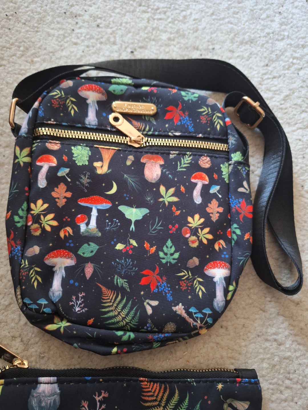 3 Piece Fashion Bag Set - Mushroom Print 🍄 - photo 5