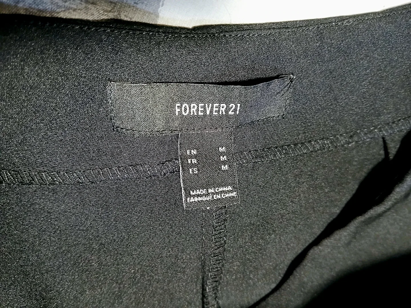 Women Medium Forever 21 Black Pants - photo 2
