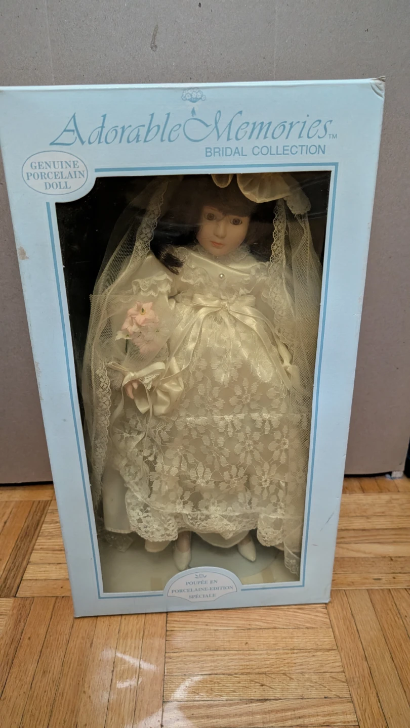 Adorable Memories Bridal Collection Genuine Porcelain Doll