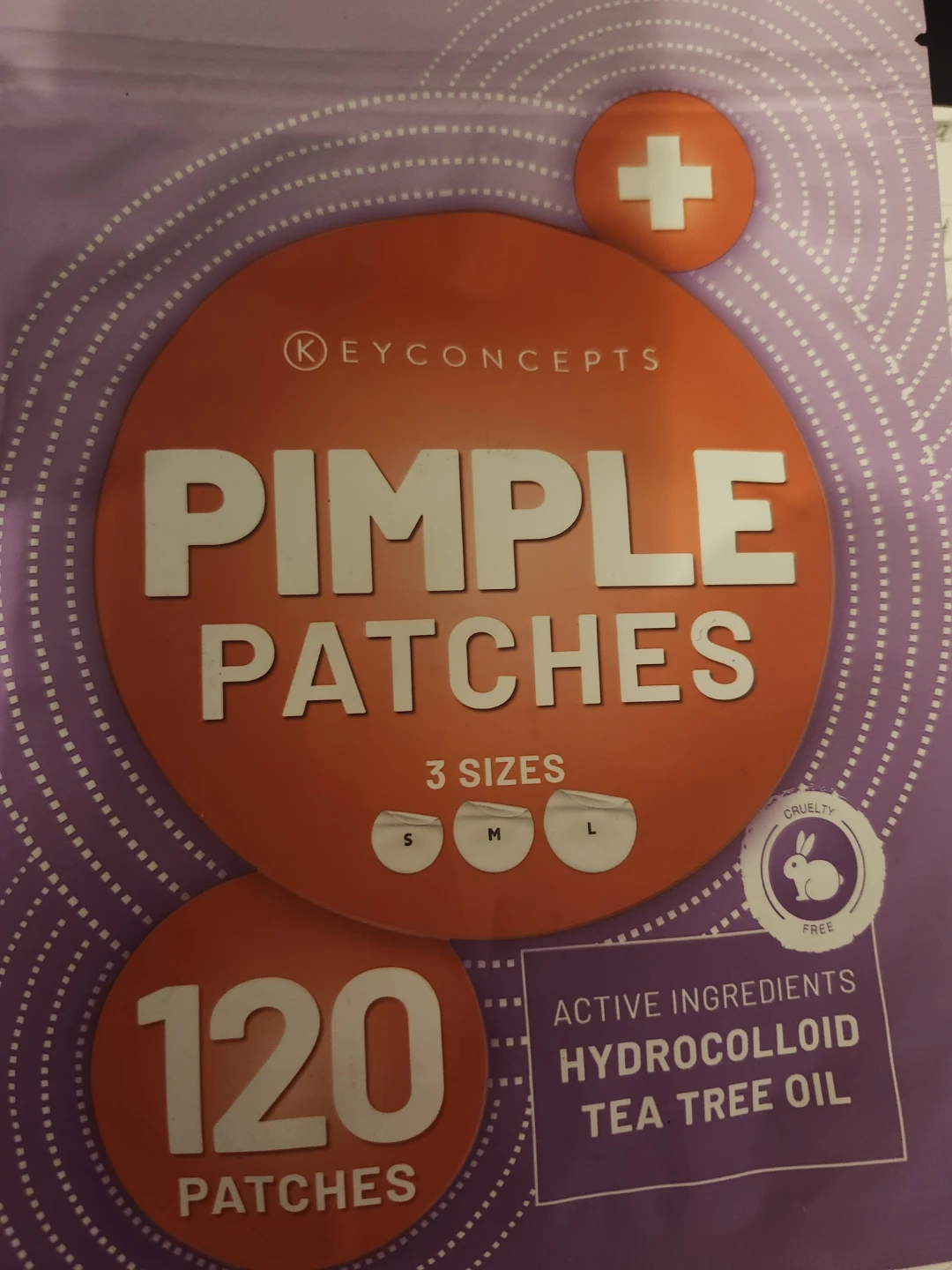 KeyConcepts Pimple Patches - 120 Patches, 3 Sizes