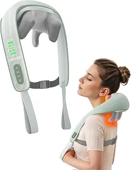 Snailax Shiatsu Neck massager with Heat, - photo 2