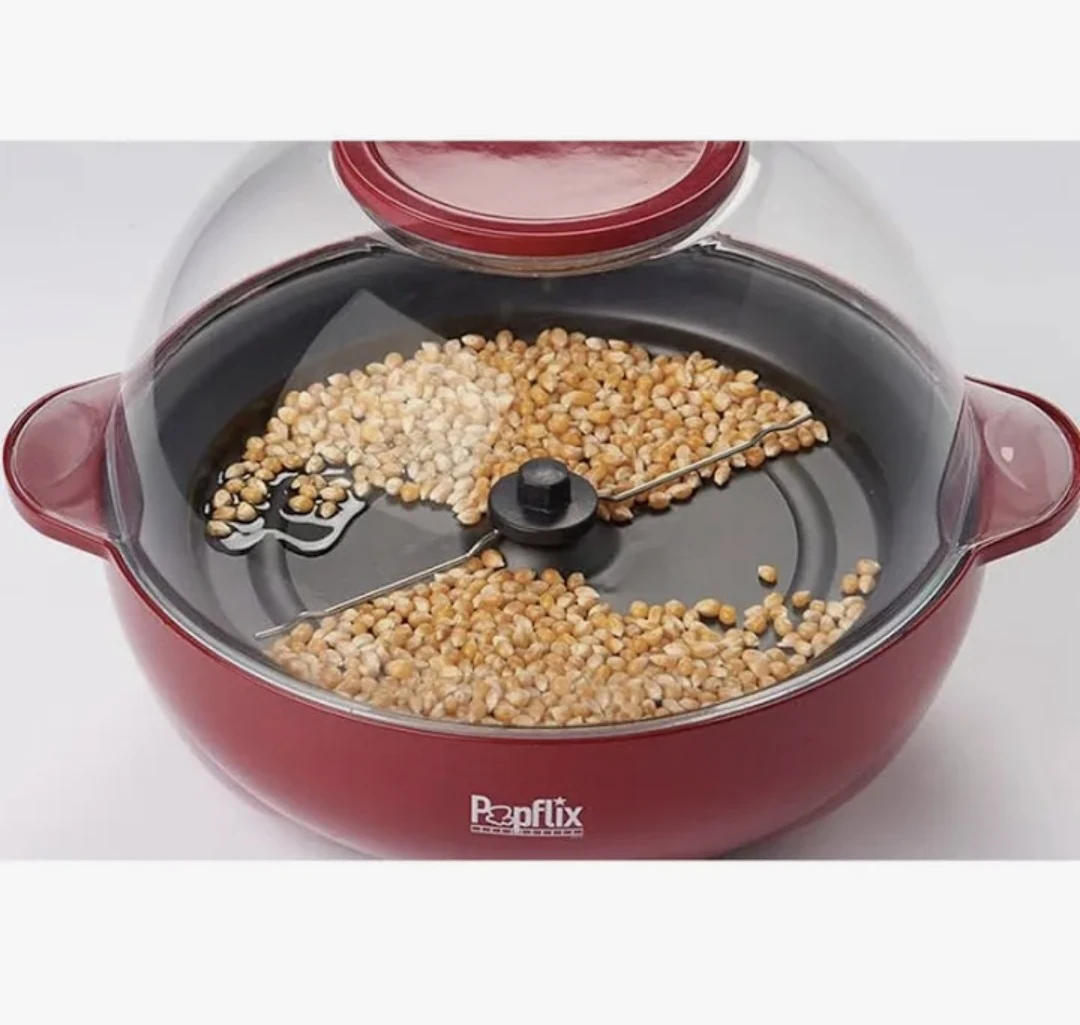 Popflix Red Hot Air Popcorn Maker - photo 3