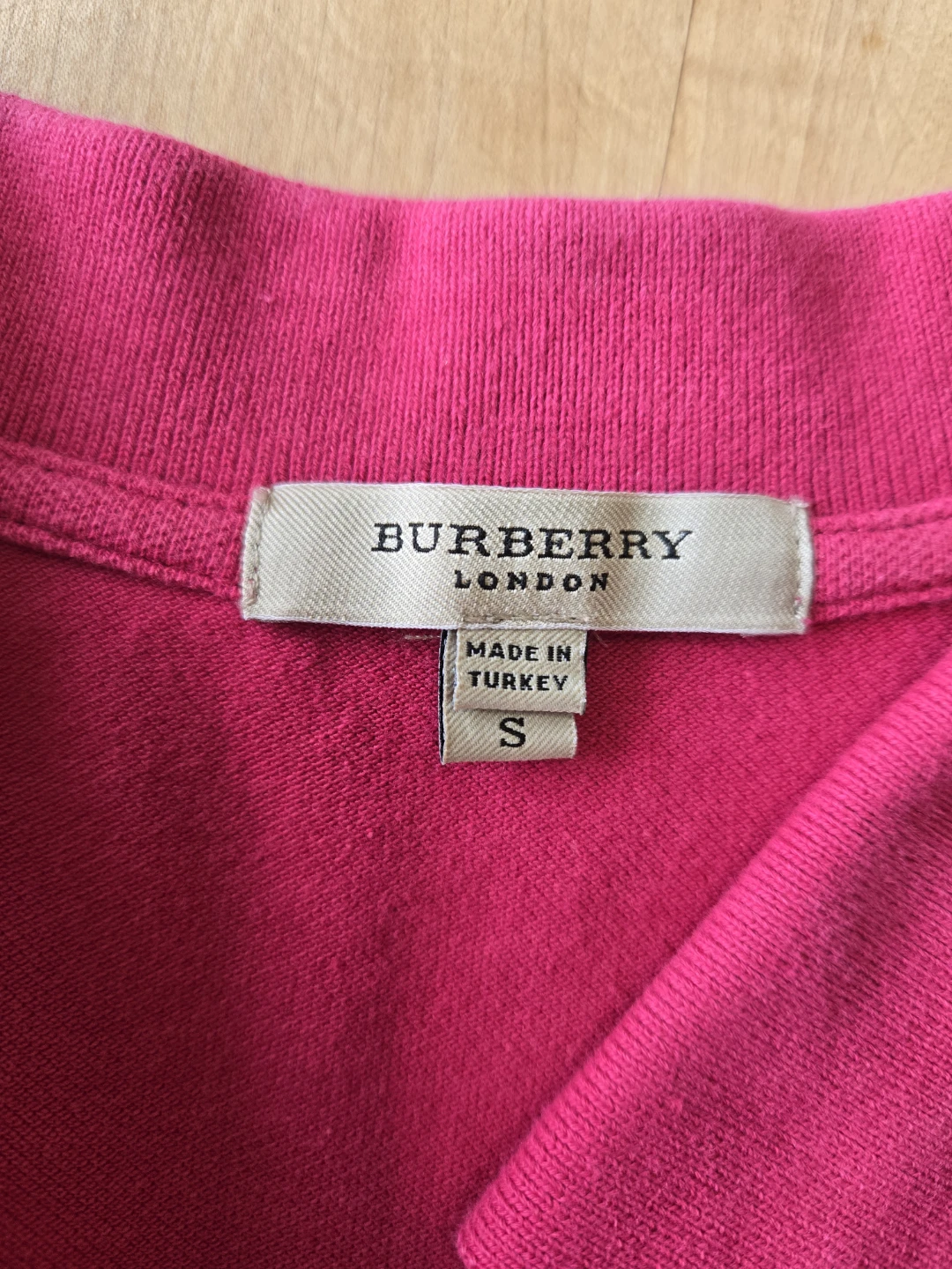 Burberry London Pink Polo Shirt Size S - photo 5