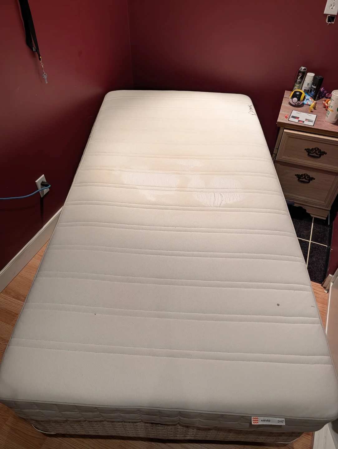 IKEA Hovag Mattress with Bed Frame