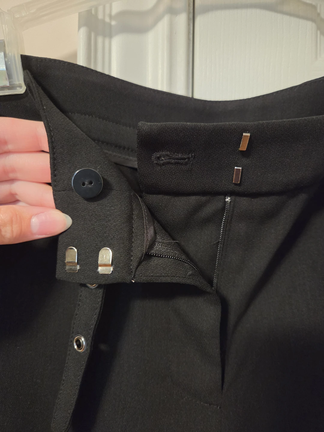 Karl Lagerfeld Black Dress Pants Size 10 - photo 2