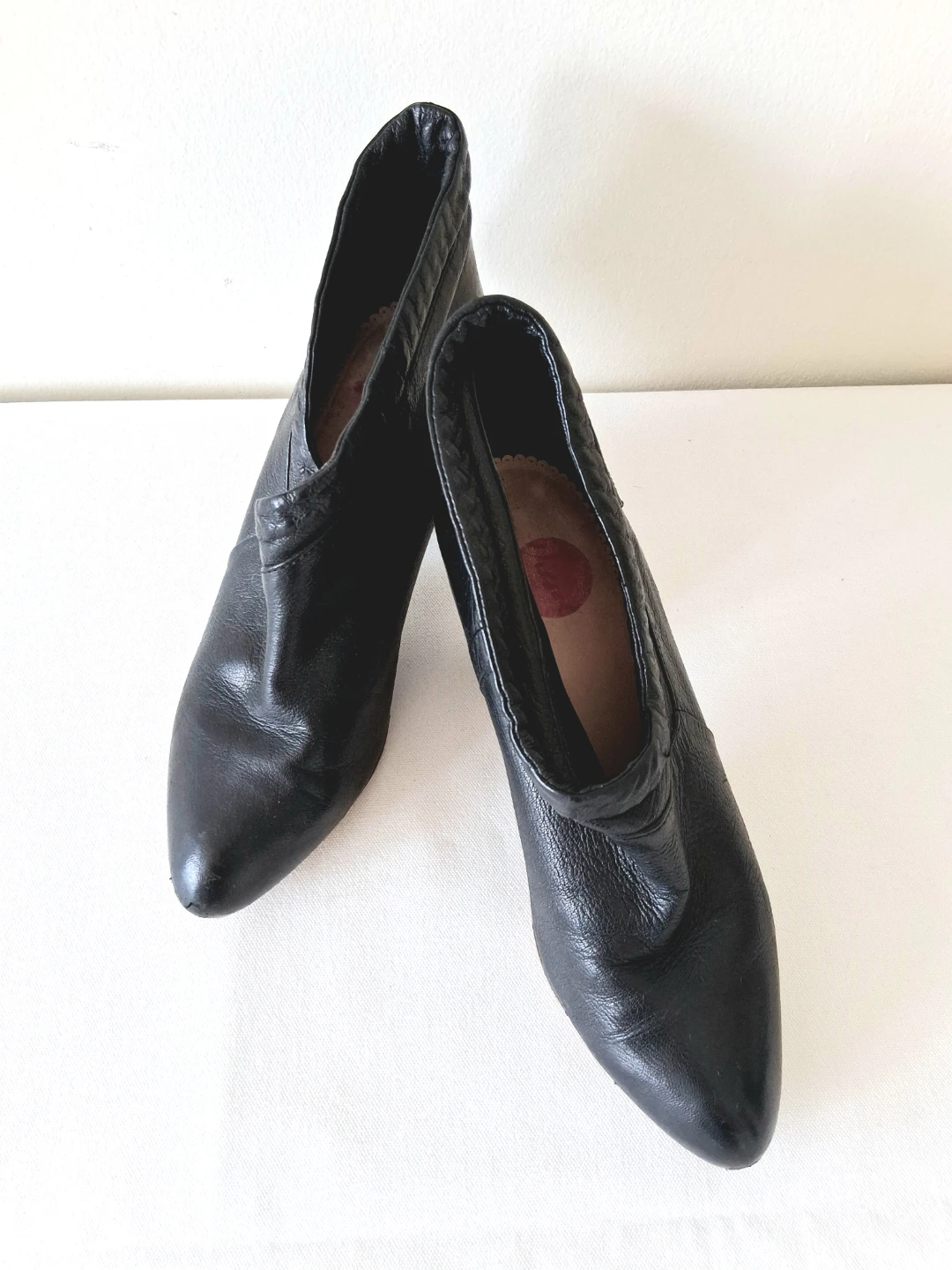 Diesel Wood Heel Genuine Leather Ankle Boots 👠 Women Sz 39 - photo 4