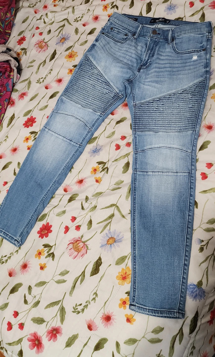 Hollister Men's Super Skinny Moto Jeans