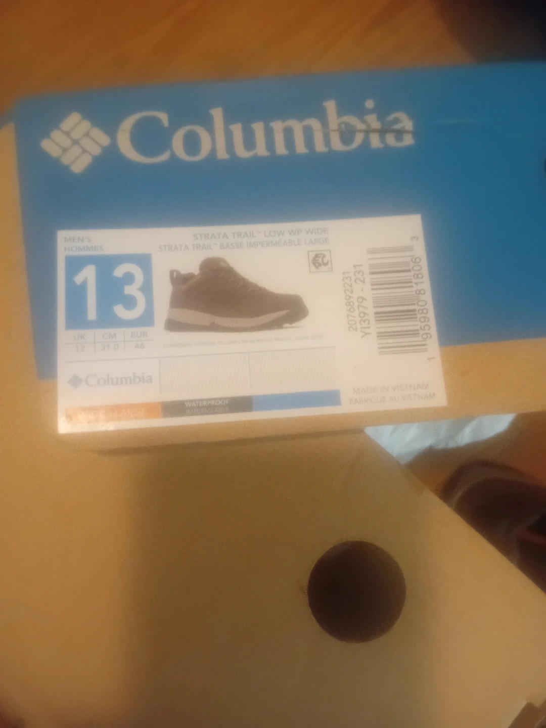 Columbia Strata Trail Low WP Wide Men's Hiking Shoes