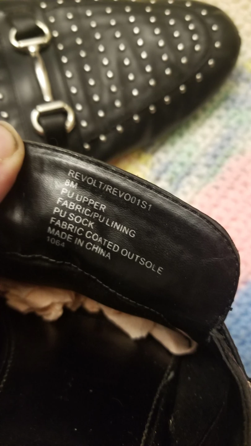 Steve Madden Black Studded Mule Loafer Slides - photo 3