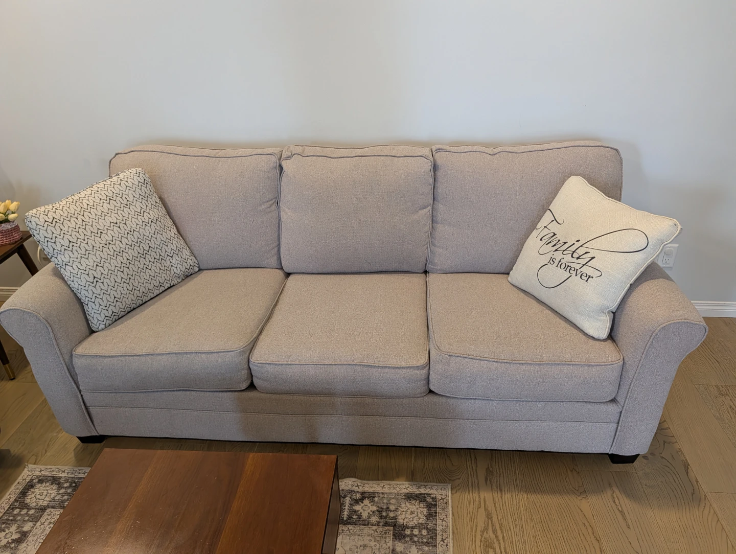 Pair of Charcoal Grey Sofas - photo 3