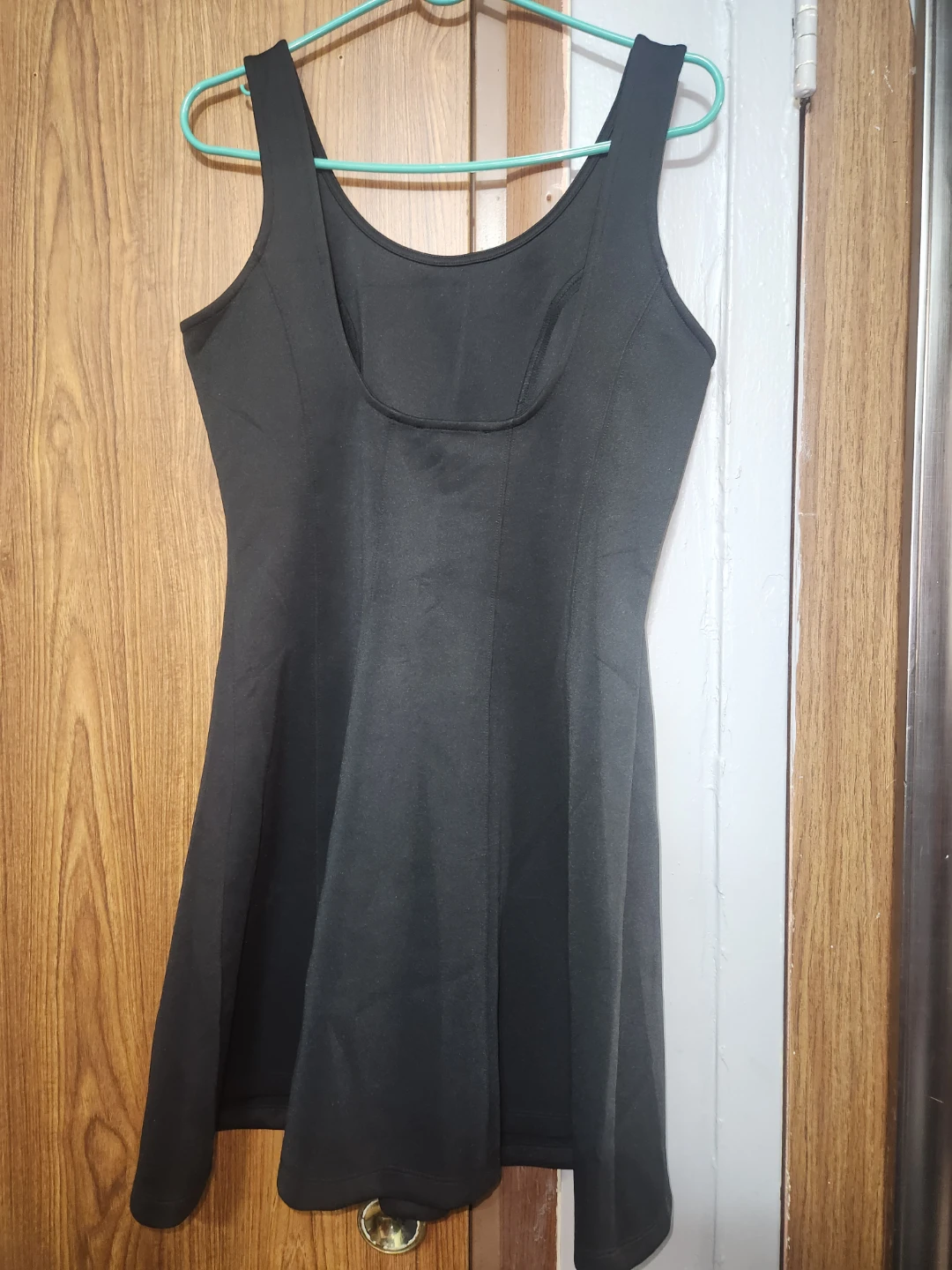 Black Sleeveless Fit and Flare Dress - photo 2