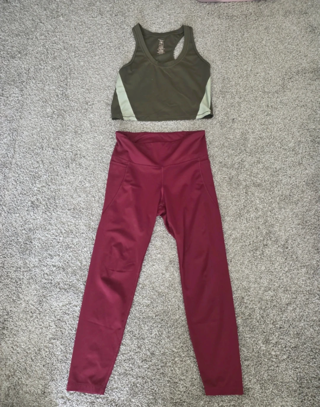 Athletic Works Tank Top and Leggings Set (small/medium)