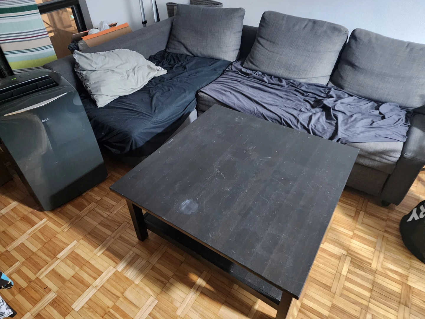 Black table
