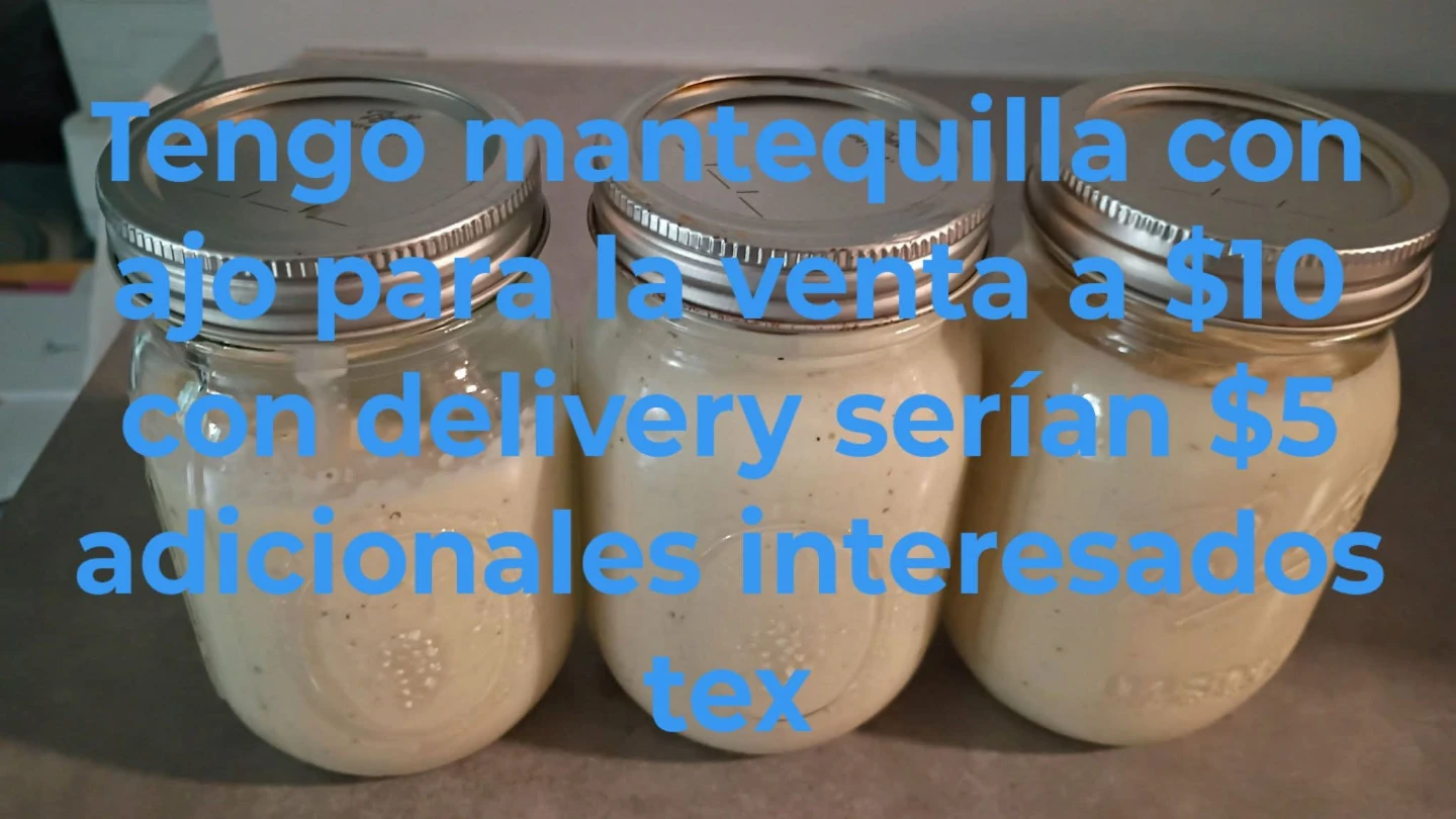 Garlic Butter in Jars
