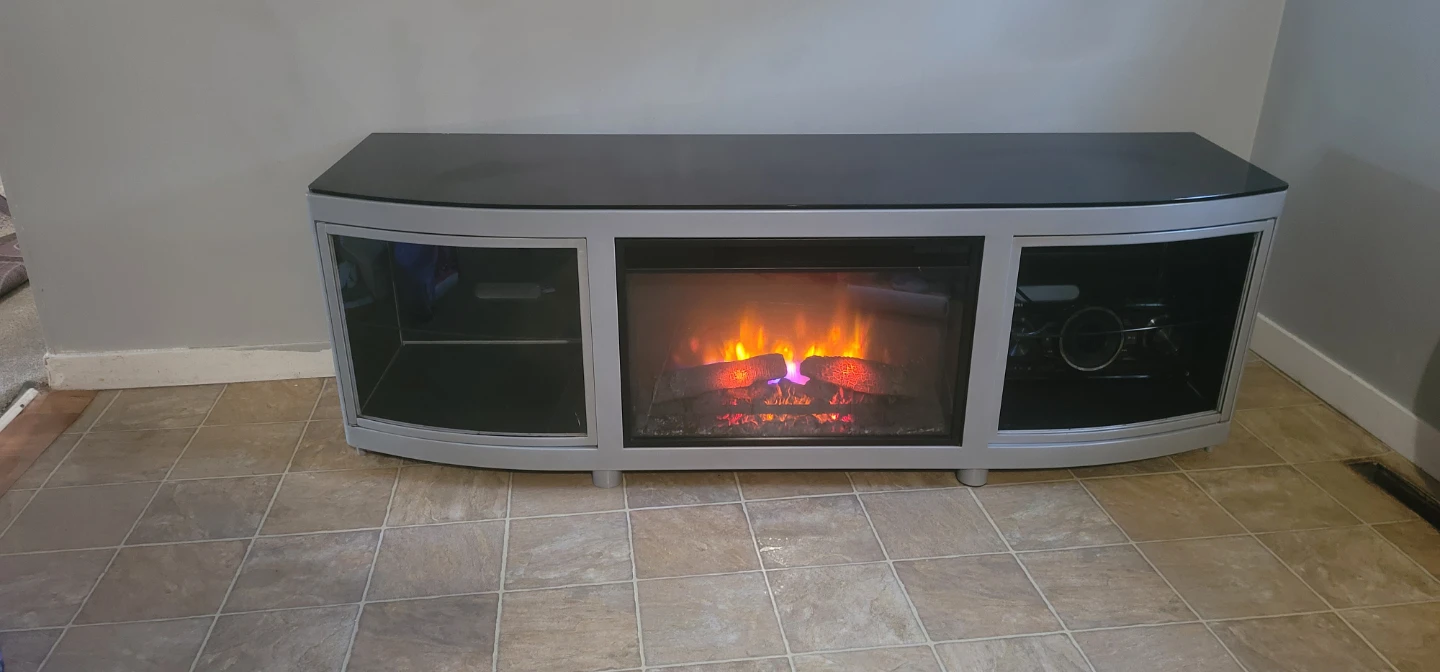 TV Stand with Electric Fireplace