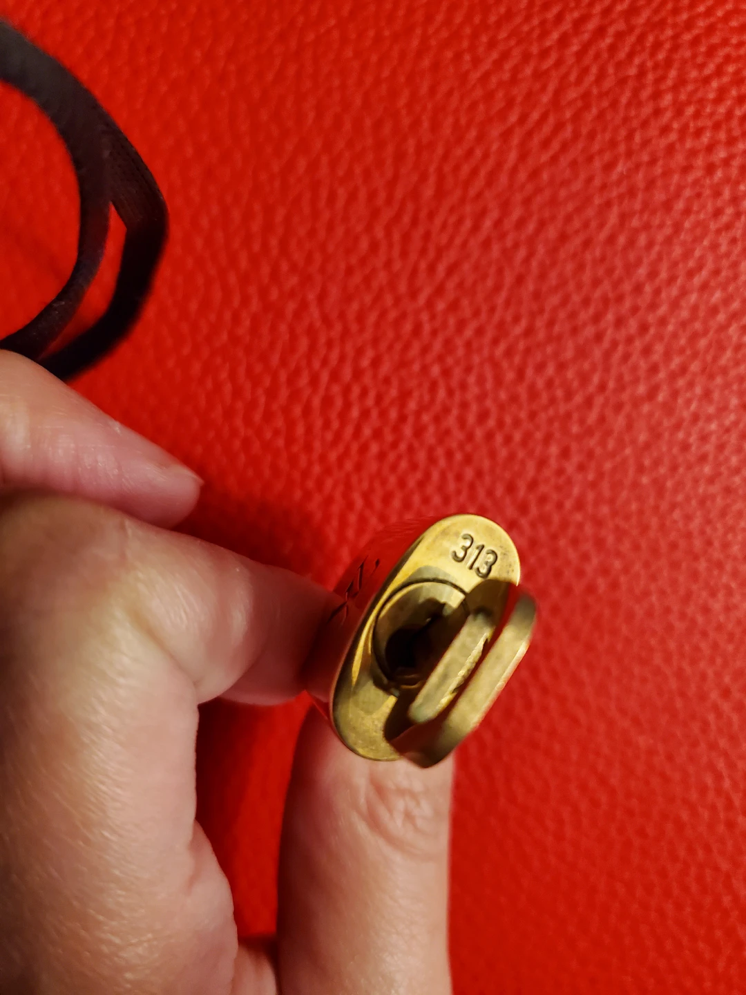 Authentic Louis Vuitton Lock and Key Alma Speedy Bag - photo 4