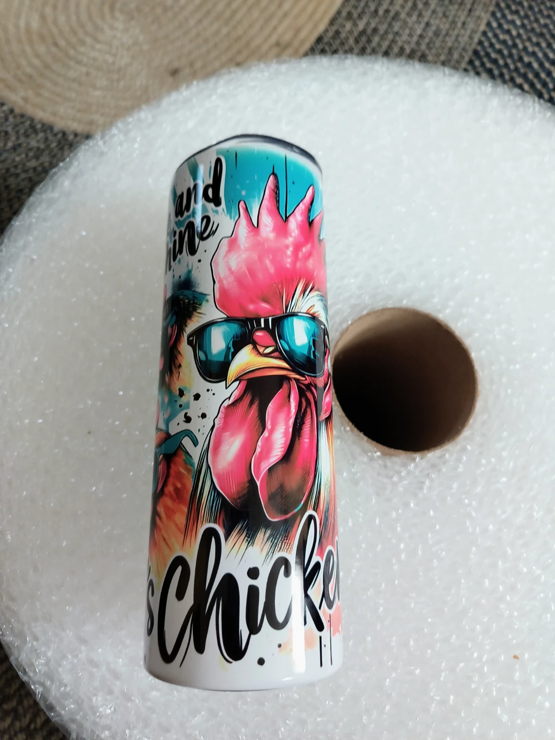 Rooster Chicken Tumbler 8 1/4 tall - photo 2