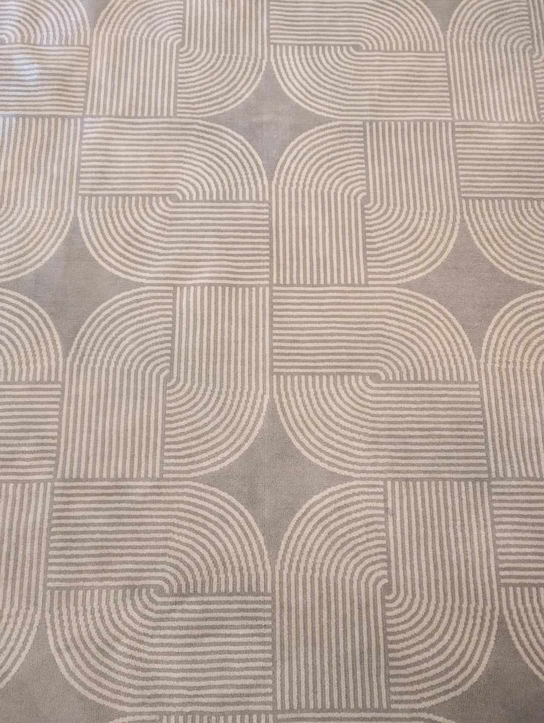 Area Rug with Geometric Pattern - Machine Washable - photo 2