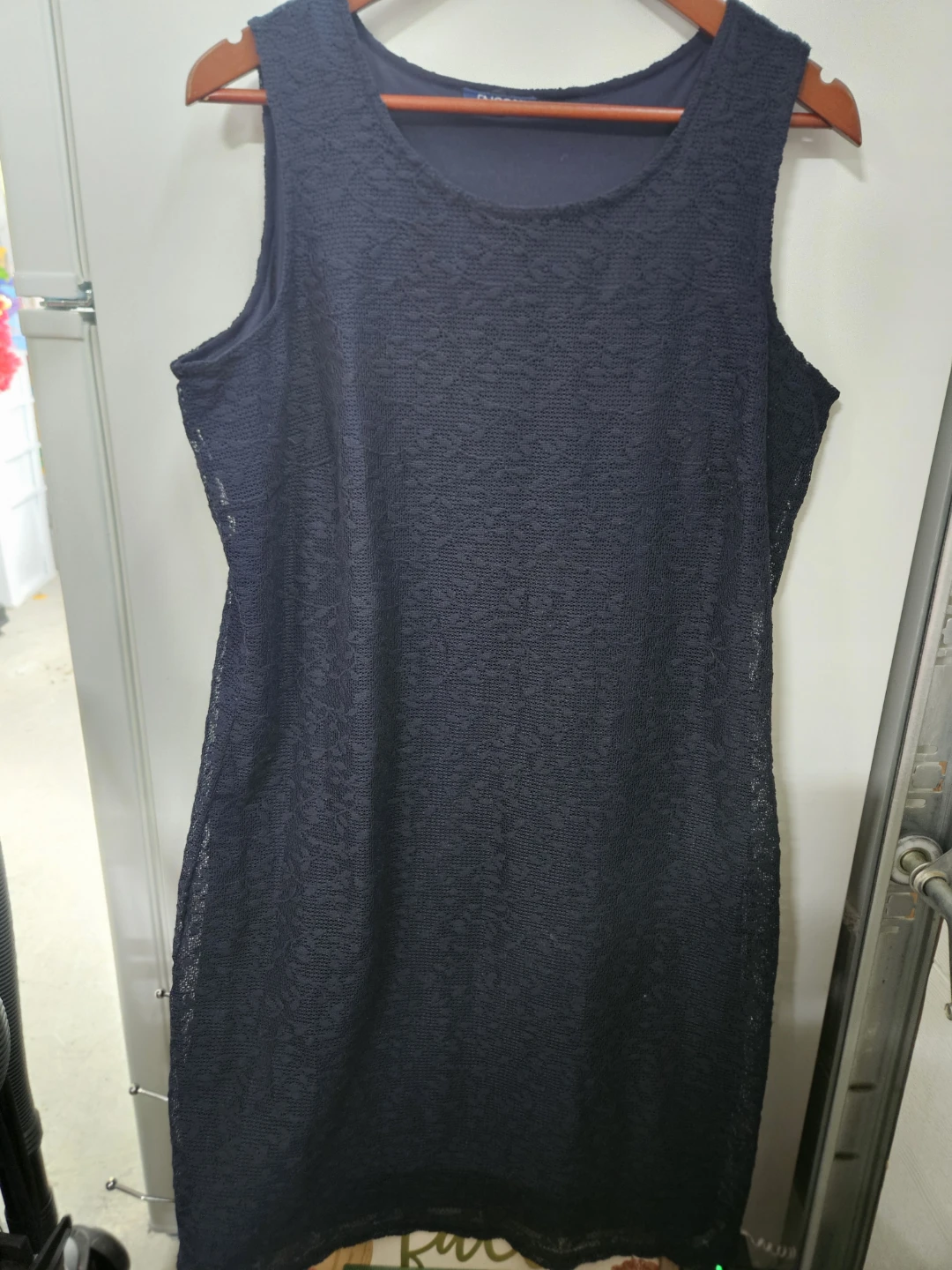 Navy Lace Dress Size 16