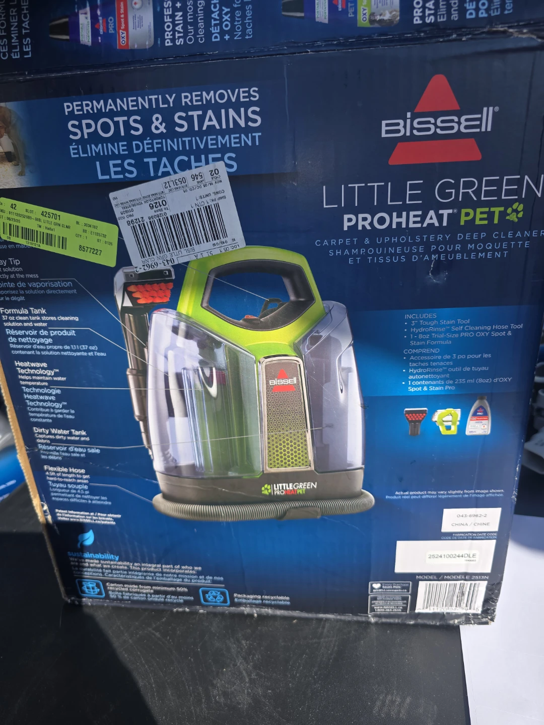 Bissell Little Green ProHeat Pet Carpet Cleaner