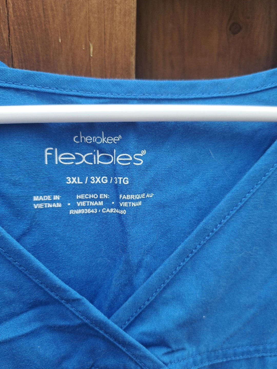 Cherokee Flexibles Blue Scrub Tops (3XL, 5XL) - photo 3
