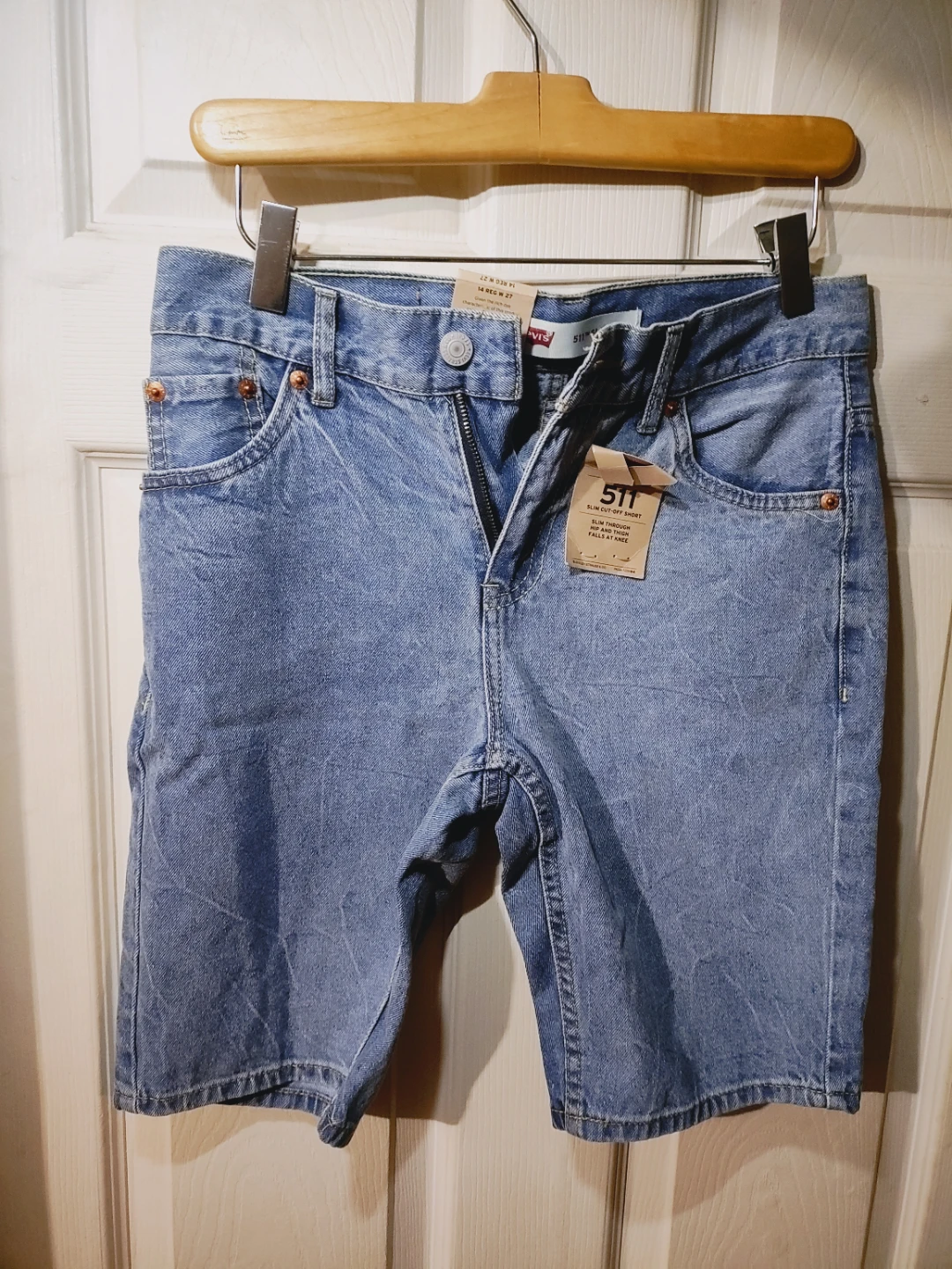 Levi's 511 Cut-Off Shorts size 14 new - photo 2