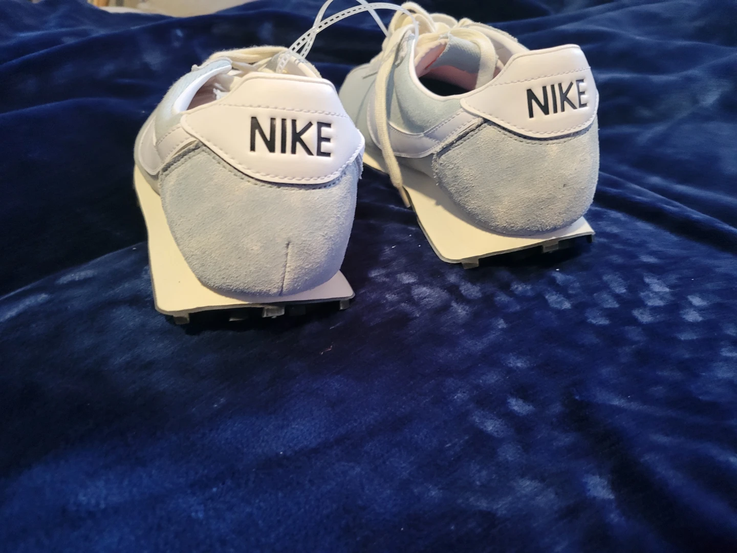 NEW NIKE CORTEZ. DEMIN AND SUEDE HEEL AND TOE. 11.5 - photo 2