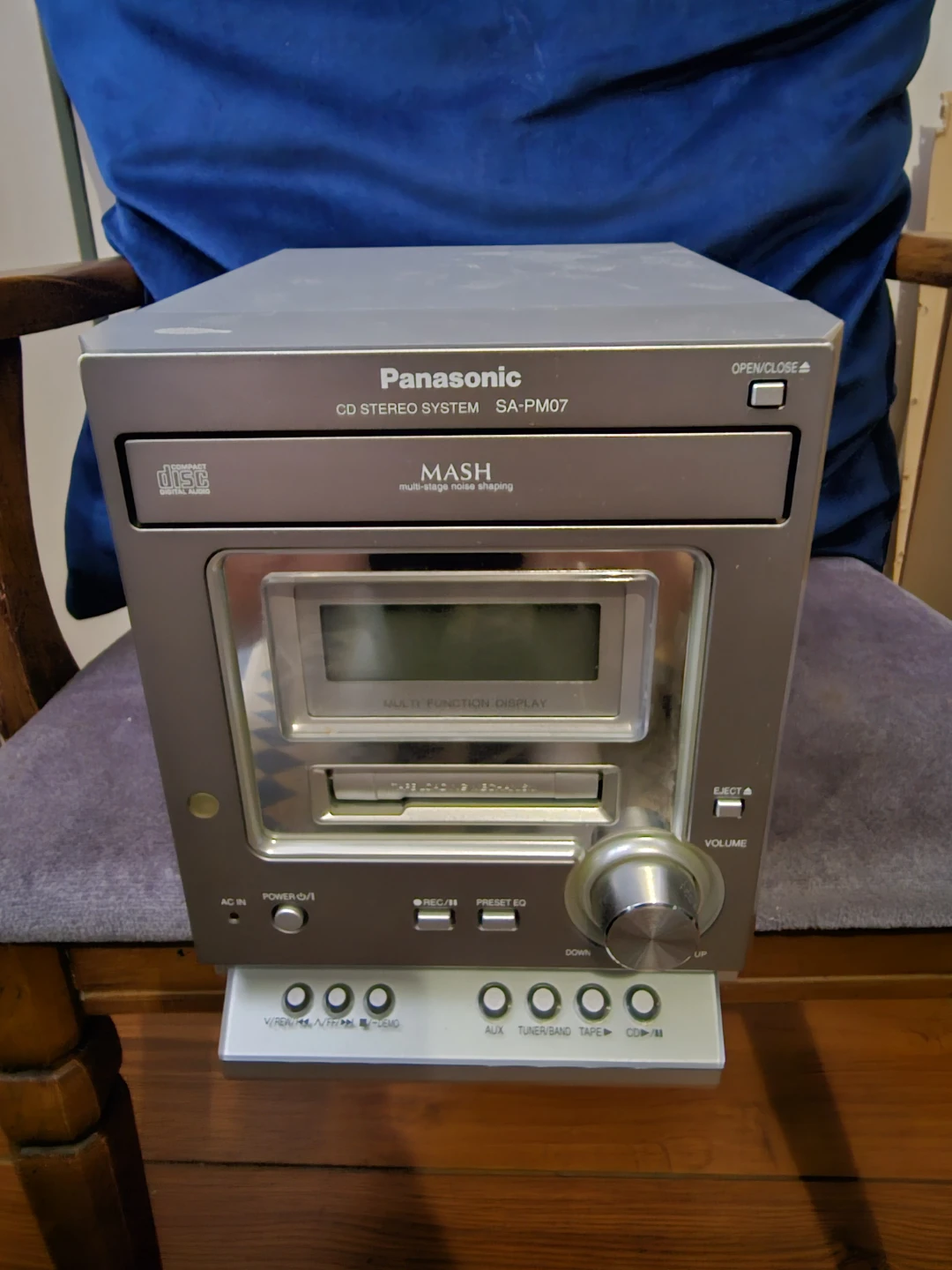 Untested Panasonic SA-PM07 CD Stereo System