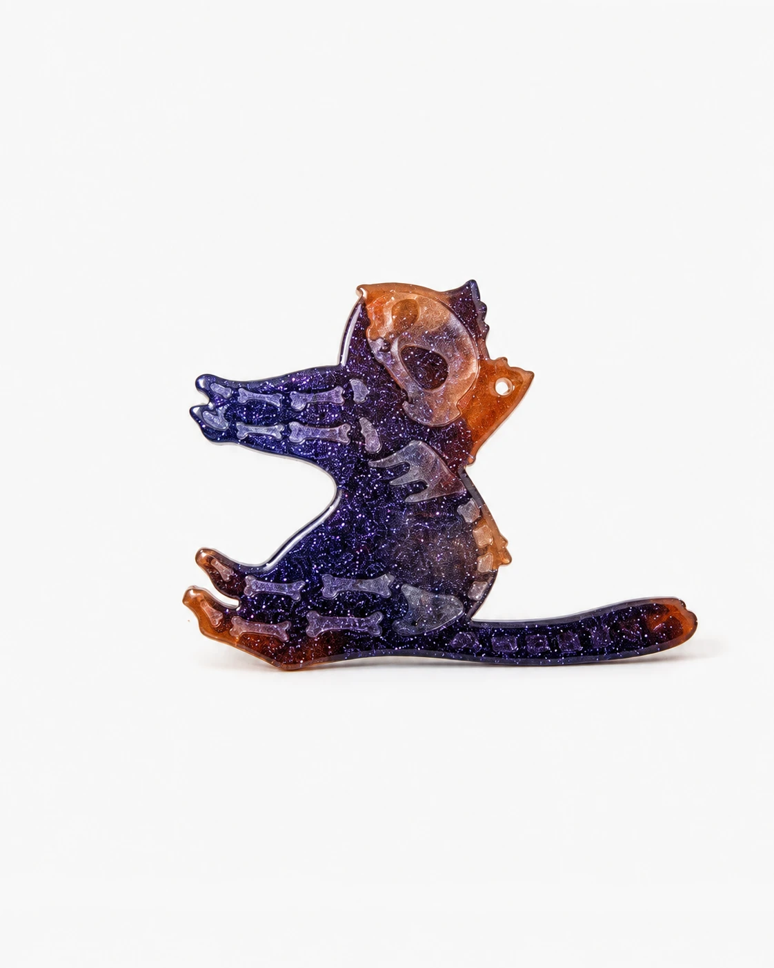 Glitter Resin Cat Charms (Set of 8) - photo 2