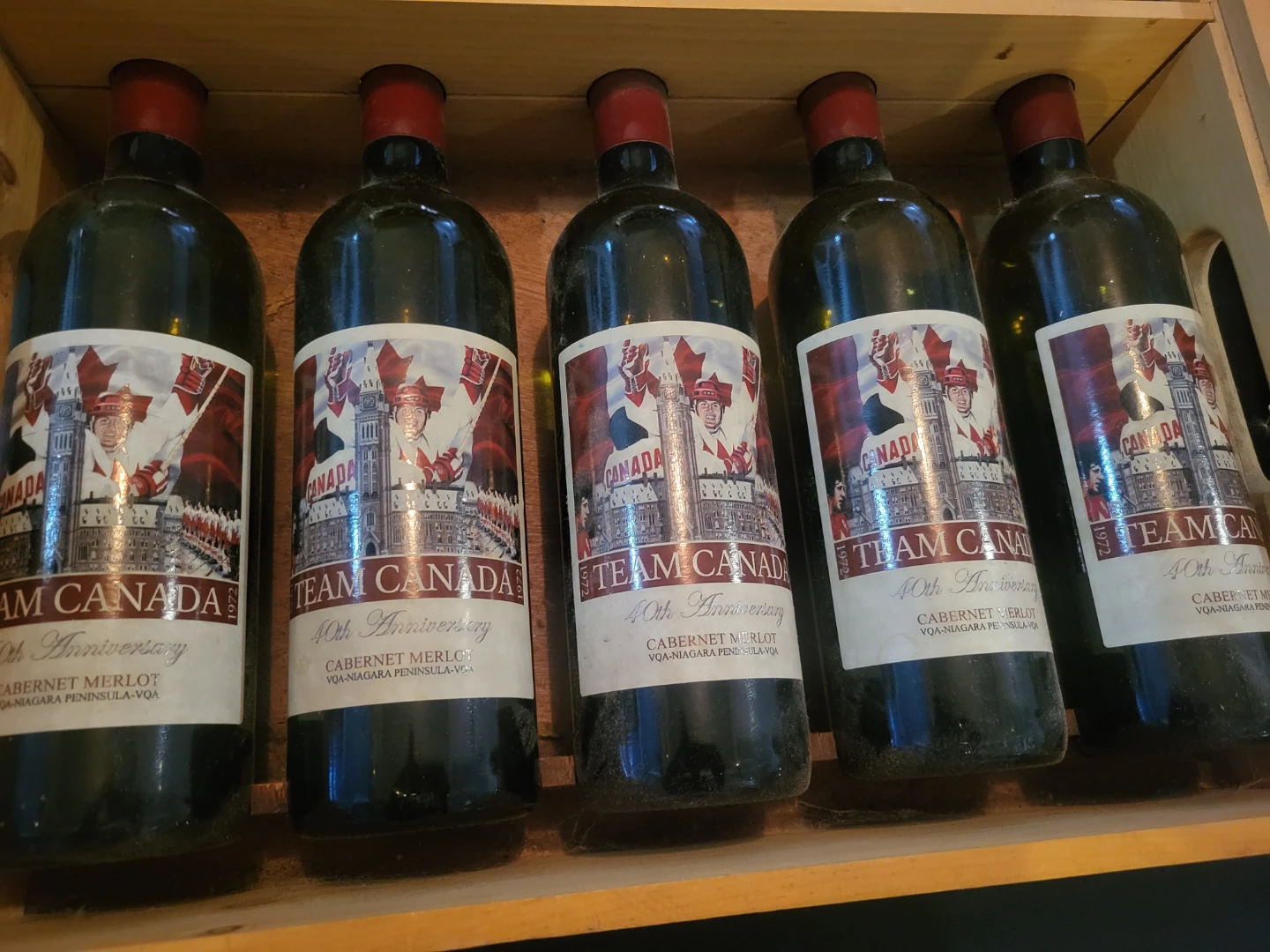 Team Canada 40th Anniversary, ** contains no wine