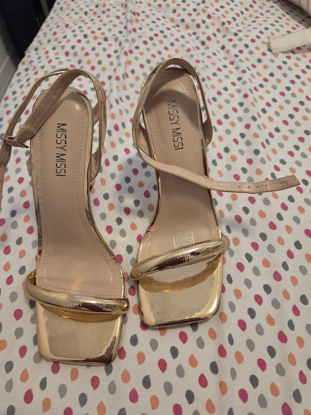 Missy Missi Gold Heeled Sandals - photo 4