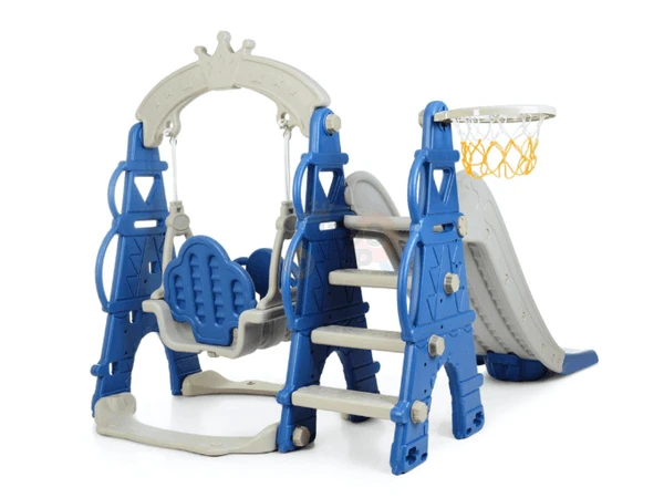 Blue Luxury 5-in-1 Castle Edition Playset for Kids