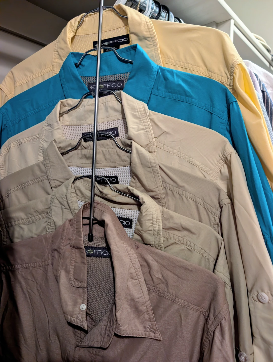 ExOfficio Air Strip Long Sleeve Shirt size S