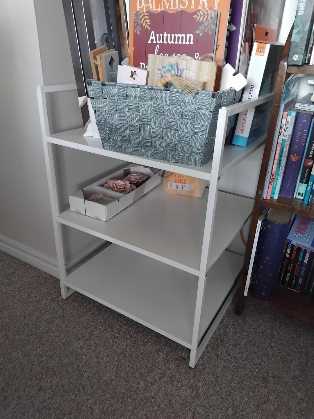 White 3-Tier Storage Shelf