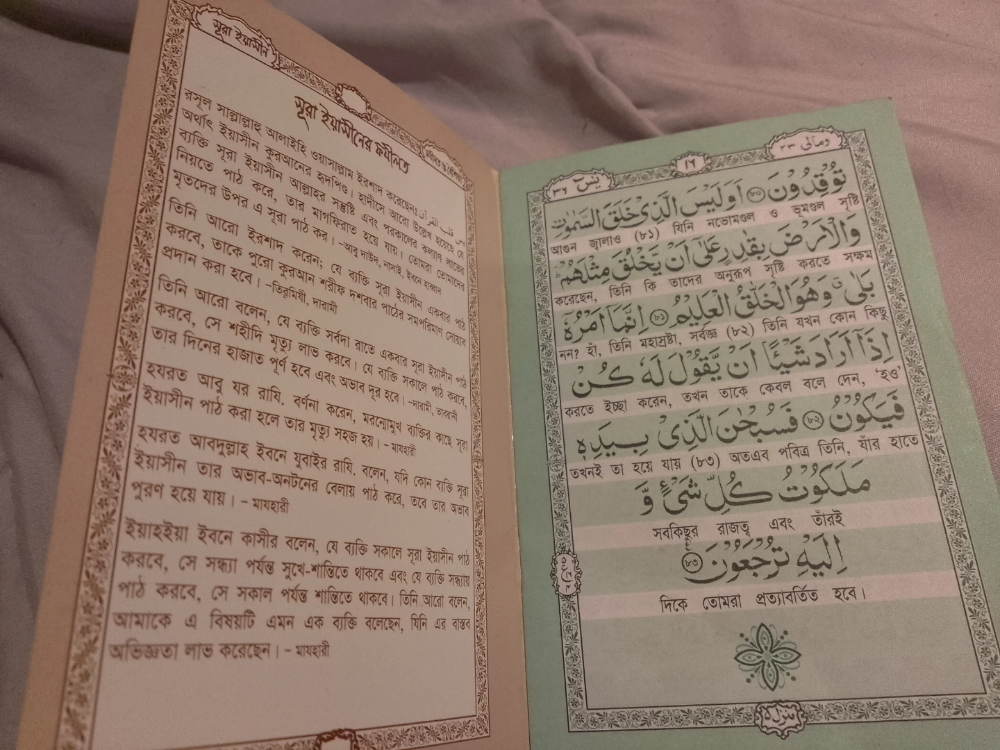 Surah Yaseen Book with Bengali Translation 🏈 - photo 2